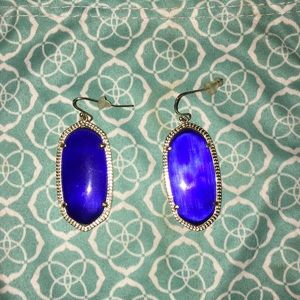 Kendra Scott Cobalt Elle Earrings